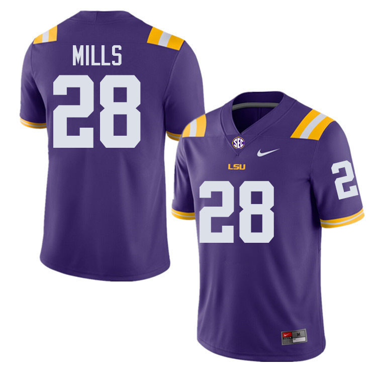 Jalen Mills LSU Tigers Jersey,Louisiana State University Tigers Football Jersey-Purple